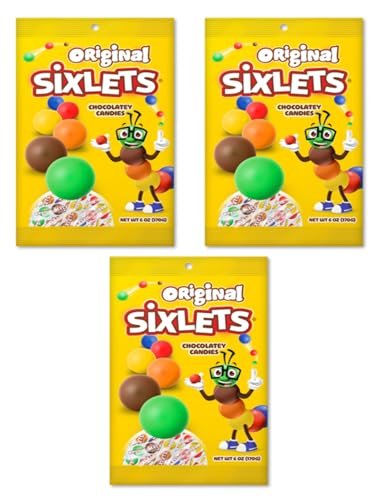 Original Sixlets Candy — Malted Milk Chocolate Balls