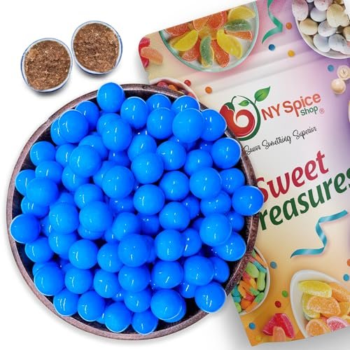 Blue Sixlets — Classic Candy-Coated Chocolate Balls