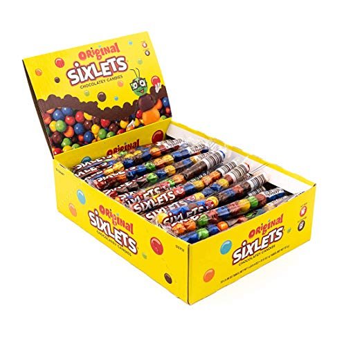 Sixlets Chocolate Candy — Candy-Coated Chocolate Balls in Classic Colors